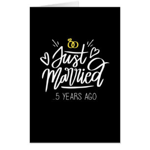 5th Wedding Anniversary Card