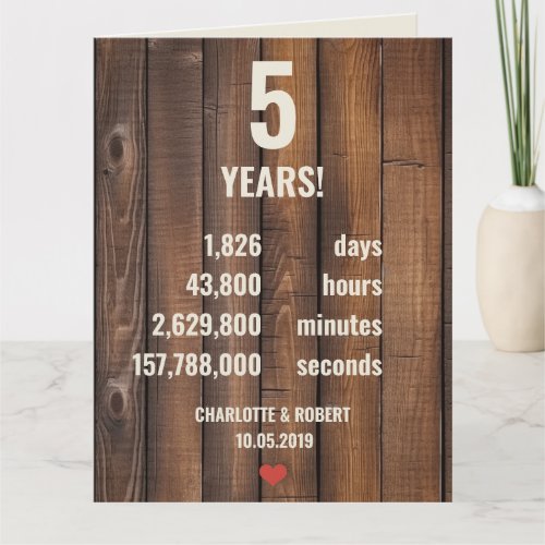 5th wedding anniversary