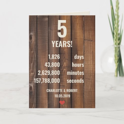 5th wedding anniversary