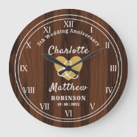 5th Wedding Anniversary Gift Personalized Large C