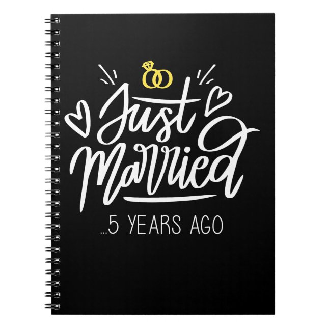 5th Wedding Anniversary Notebook (Front)