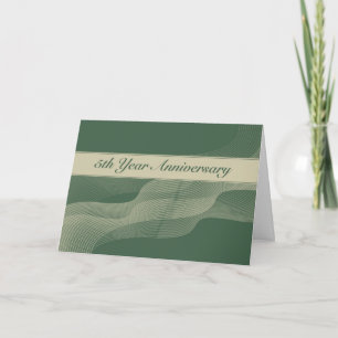 5th Year Employee Anniversary Card