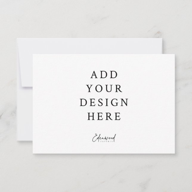 5x3.5" Enclosure Card (Front)