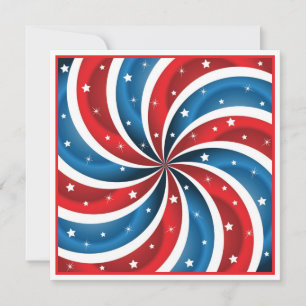 5x5 4th of July Party Invitation