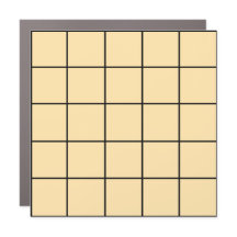 5x5 Beige Magnetic Gridmap