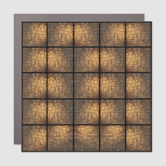 5x5 Stone Magnetic Gridmap test Car Magnet