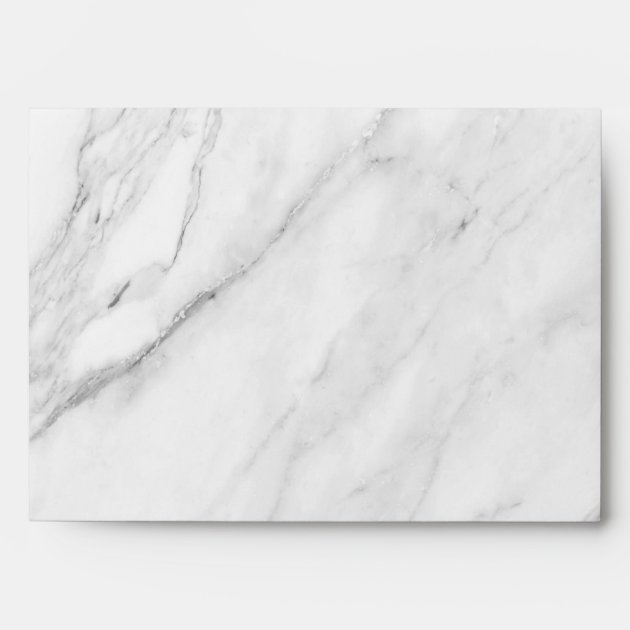 5x7 Black White Marble Stone Texture Envelope