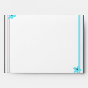 5x7 Blue Tea Arizona Flower Option 05 Envelope