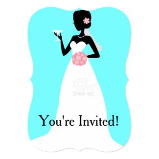 5x7 Bridal Shower Invitation Bracket