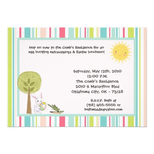 Easter Lunch Invitations 4