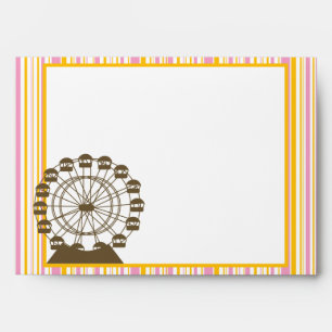 5x7 Carnival with Ferris Wheel Envelope