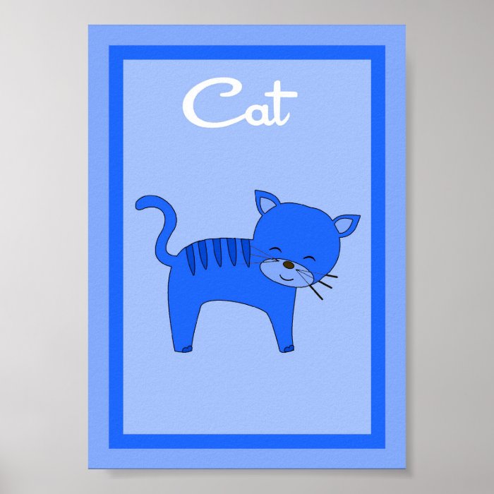 5X7 Cat Barn Yard Boys Wall Art Posters