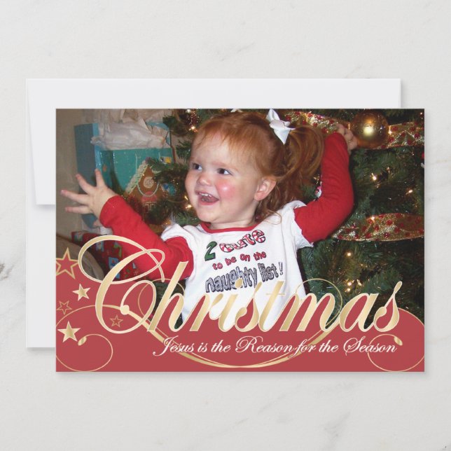 5x7 Christmas Photo Card (Front)