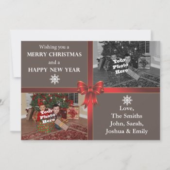 5x7 Christmas Photo Card by aaronsgraphics at Zazzle