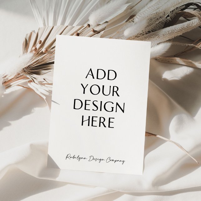 5x7" Custom Invitation Cards & Stationary (Creator Uploaded)