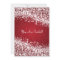 5x7 Elegant Wedding Sparkling Wave Red