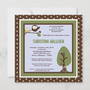 5x7 Enchanted Hollow Baby Shower Invitation