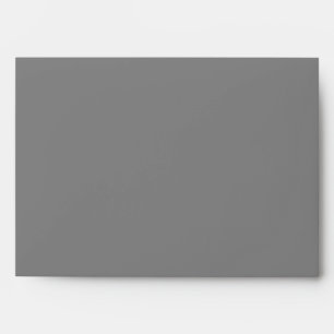 5x7 Envelope Gray Silver Outside Orange Inside