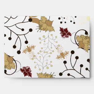 5x7 Envelope Option 1 Fall Floral/Branches nature