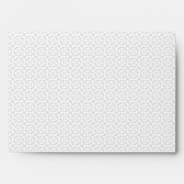 5x7  Envelope Option 1 Gray Red Formal Print (Front)