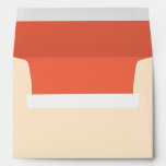 5x7  Envelope Option 1 Pinkish/peach Formal Scroll at Zazzle