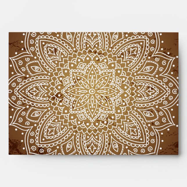 5x7  Envelope Option 2 Deep Moroccan Brown (Front)