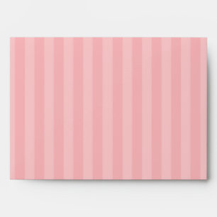 5x7 Envelope Option 2 Love Birds Pink Stripes/Dot