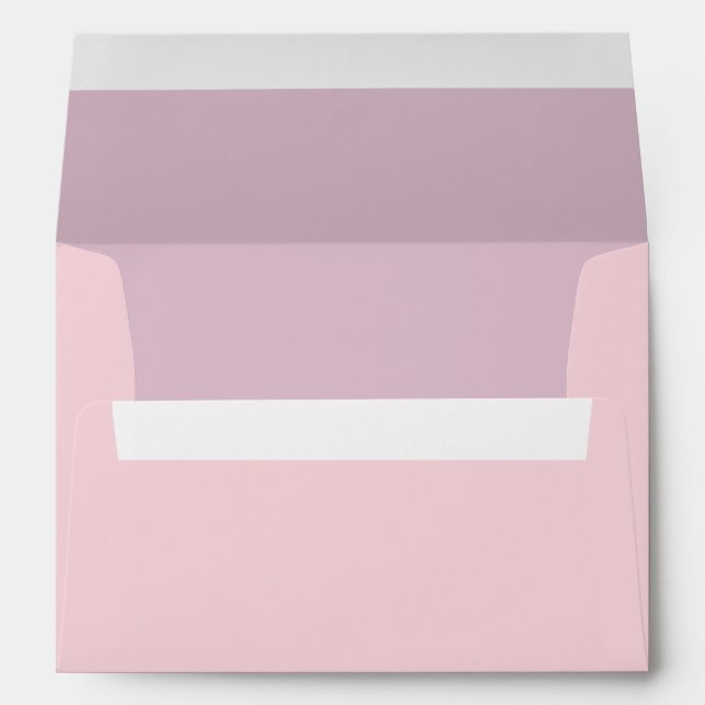 5x7  Envelope Option 2 Pink/Purple Chinese Scrolls (Back (Bottom))