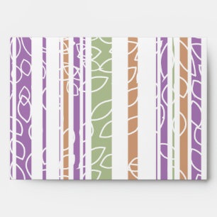 5x7 Envelope Option 2 Purple and Green Floral