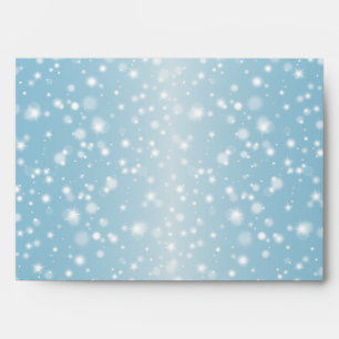 5x7 Envelope Option 2 Twinkling Snow / Bare Tree