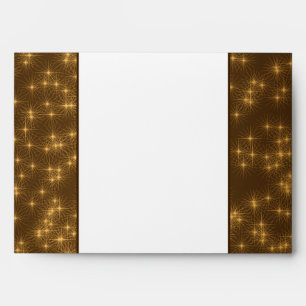 5x7 Envelope Option 2 Winter Brown / Stars & Bubb