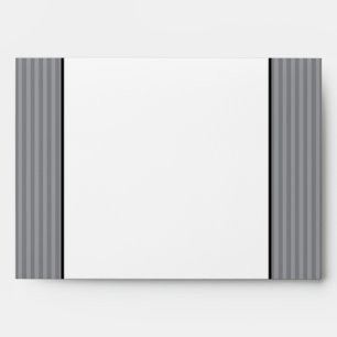 5x7 Envelope Option 3 Black Olives Gray Stripes