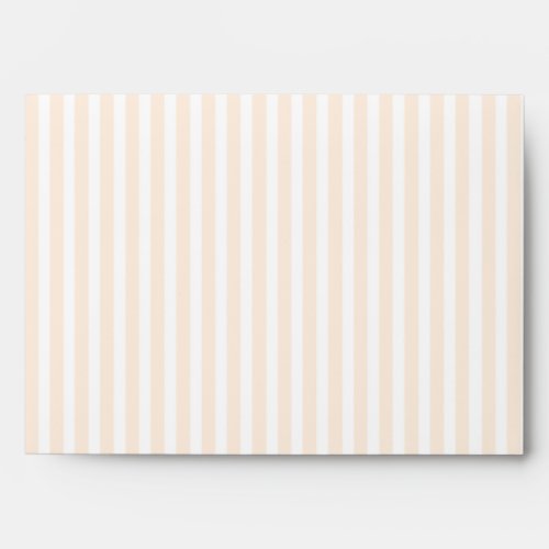 5x7  Envelope Option 3 Love Birds Peach Stripes