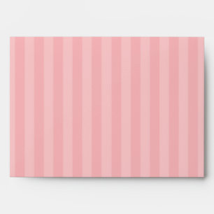 5x7 Envelope Option 3 Love Birds Pink Stripes/Dot