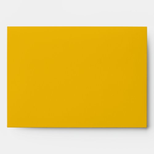 5x7  Envelope Option 3 Mustard Yellow Poppy Flower