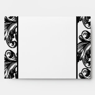 5x7 Envelope Option 4 Crimson Red Ornate Embellis