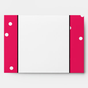 5x7 Envelope Option 4 Hot Pink/Black Giraffe Love