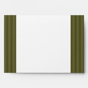 5x7 Envelope Option 4 Martini Olives Green Stripe