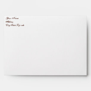 5x7 Envelope Option 5 Western Cowgirl Hat/Boots B