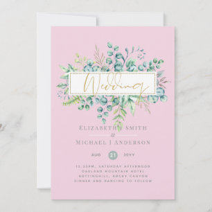 5x7 Eucalyptus Dreams - Botanical Greenery Wedding