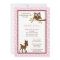 5x7 Forrest Woodland Animal Birthday Invitation