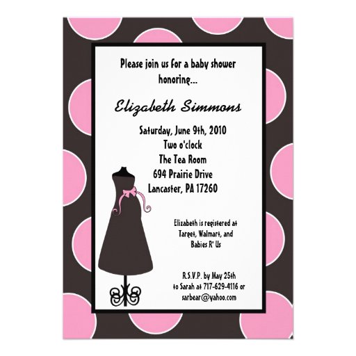 Silhouette Baby Shower Invitations 7