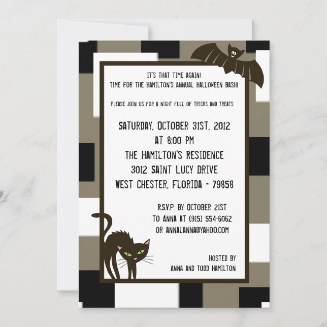 5x7 Halloween Fun Party Invitation (Front)