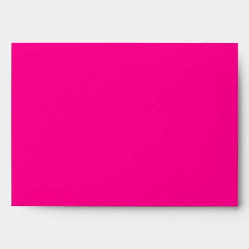 5x7 Hot Pink Outside Black Inside Envelope