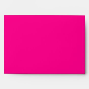 5x7 Hot Pink Outside Black Inside Envelope by AnnLeeDesigns at Zazzle