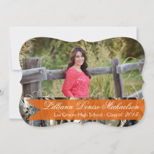 5x7 Hunters Camo Camouflage Senior Announcement