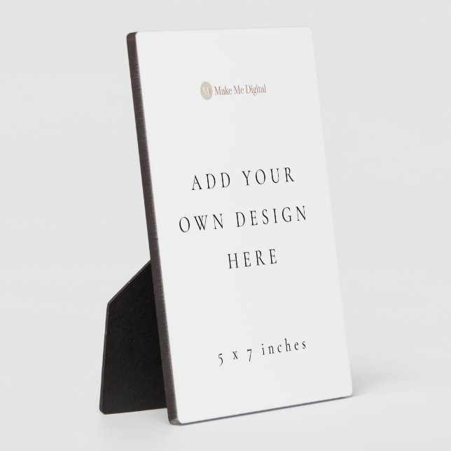 5x7 inch Plaque with stand (Side)