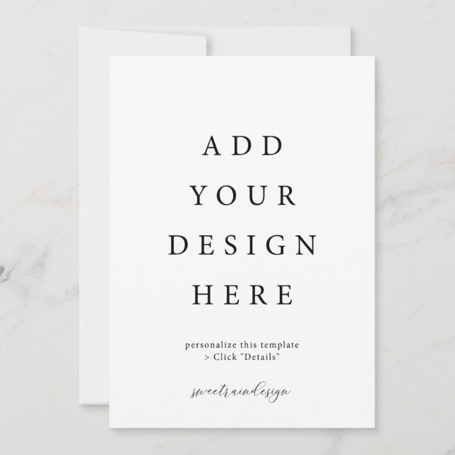 5x7" Invitation Cards with Envelopes (Front)