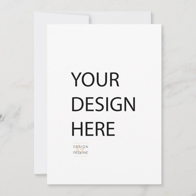 5x7 invitation custom print (Front)