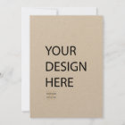 5x7 invitation custom print